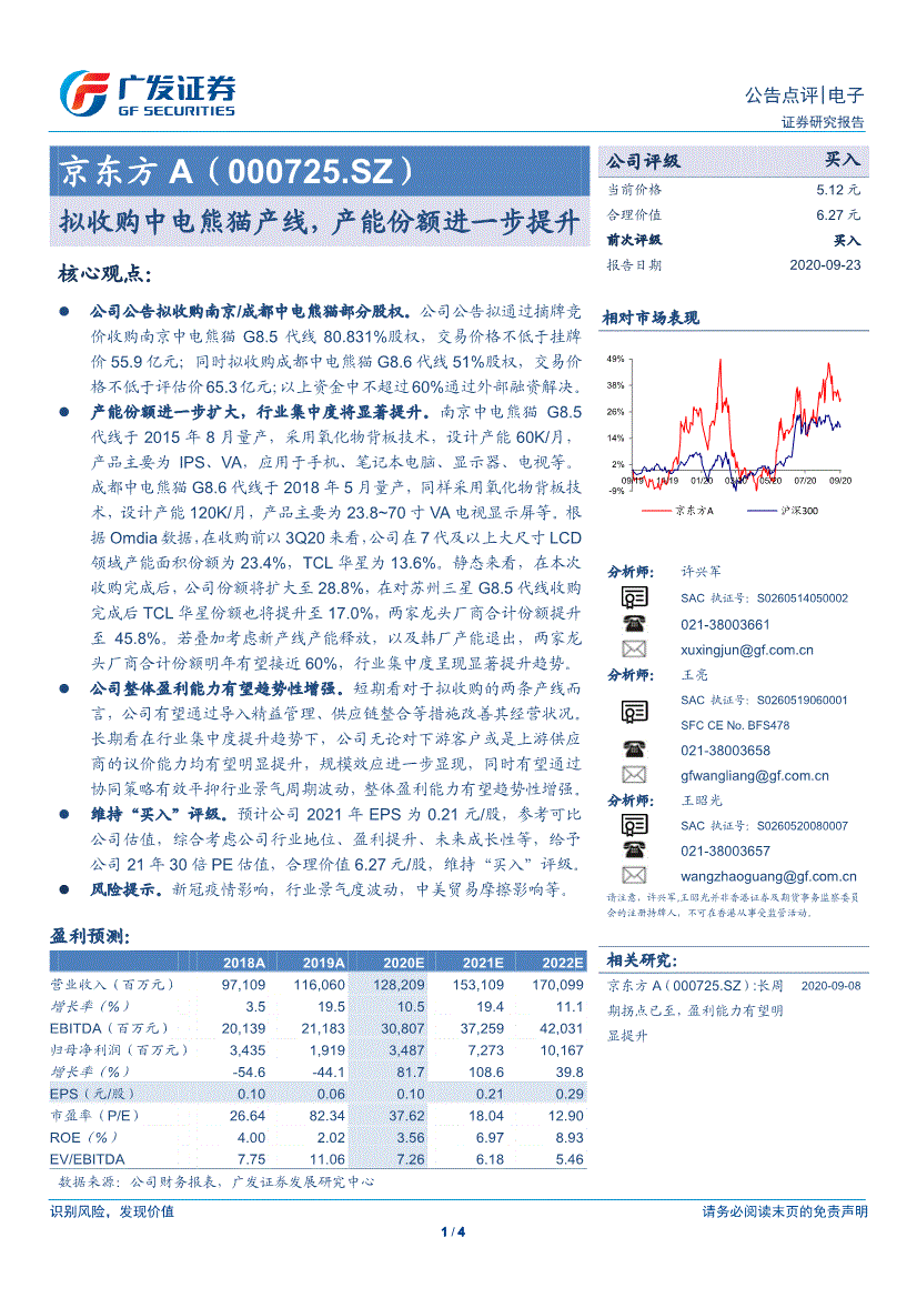 股票000725 股票000725今日股阶