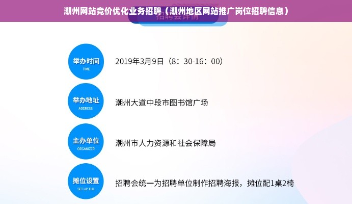 潮州网站竞价优化业务招聘（潮州地区网站推广岗位招聘信息）