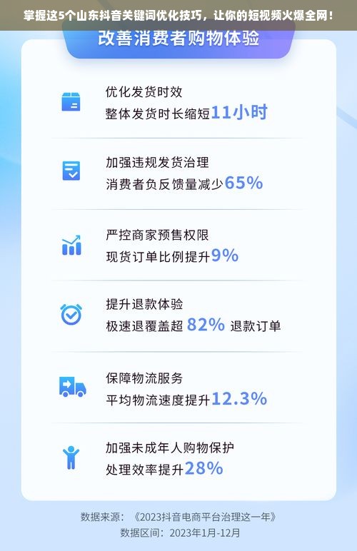 掌握这5个山东抖音关键词优化技巧，让你的短视频火爆全网！