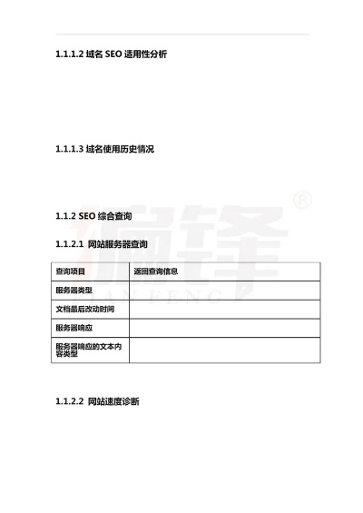 网站测试优化报告模板