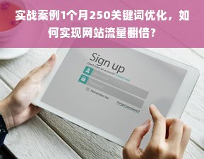 实战案例1个月250关键词优化，如何实现网站流量翻倍？