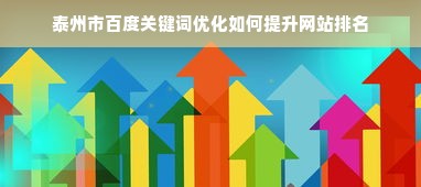 泰州市百度关键词优化如何提升网站排名