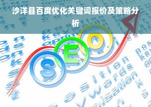 沙洋县百度优化关键词报价及策略分析