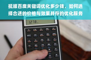 抚顺百度关键词优化多少钱，如何选择合适的价格与效果并存的优化服务？