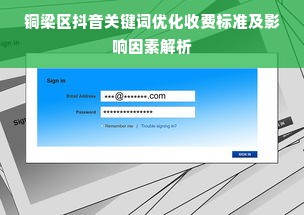 铜梁区抖音关键词优化收费标准及影响因素解析