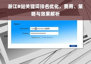 浙江B站关键词排名优化，费用、策略与效果解析