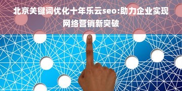 北京关键词优化十年乐云seo:助力企业实现网络营销新突破