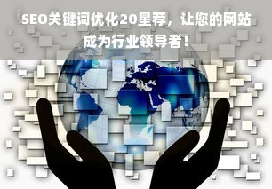 SEO关键词优化20星荐，让您的网站成为行业领导者！