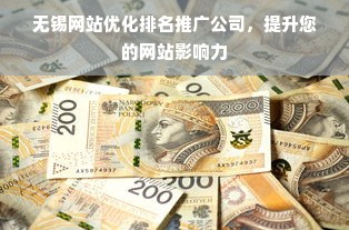 无锡网站优化排名推广公司，提升您的网站影响力