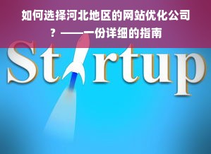 如何选择河北地区的网站优化公司？——一份详细的指南