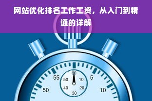 网站优化排名工作工资，从入门到精通的详解