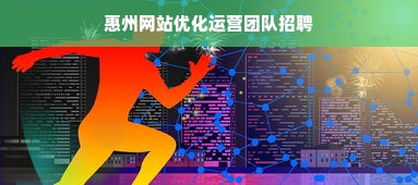 惠州网站优化运营团队招聘