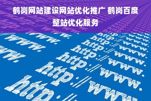 鹤岗网站建设网站优化推广 鹤岗百度整站优化服务