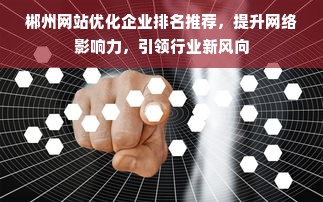 郴州网站优化企业排名推荐，提升网络影响力，引领行业新风向