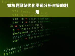 如东县网站优化渠道分析与策略制定