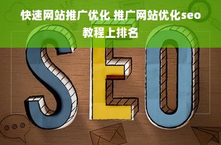 快速网站推广优化 推广网站优化seo教程上排名