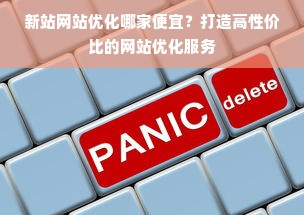 新站网站优化哪家便宜？打造高性价比的网站优化服务