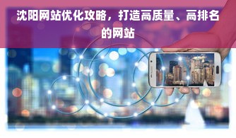 沈阳网站优化攻略，打造高质量、高排名的网站