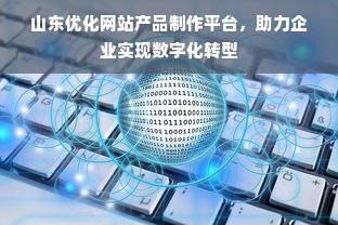 山东优化网站产品制作平台，助力企业实现数字化转型