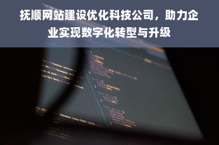 抚顺网站建设优化科技公司，助力企业实现数字化转型与升级