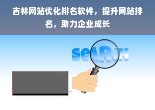 吉林网站优化排名软件，提升网站排名，助力企业成长