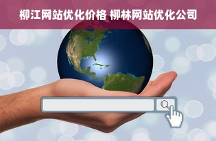 柳江网站优化价格 柳林网站优化公司