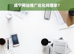 咸宁网站推广优化找哪家？