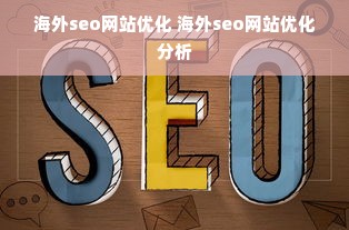 海外seo网站优化 海外seo网站优化分析