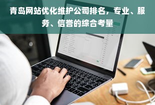 青岛网站优化维护公司排名，专业、服务、信誉的综合考量