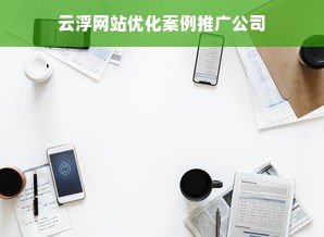 云浮网站优化案例推广公司