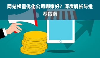 网站权重优化公司哪家好？深度解析与推荐指南