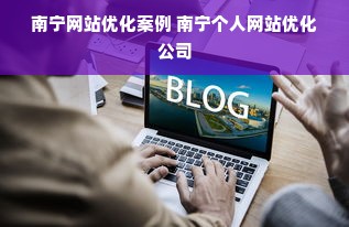 南宁网站优化案例 南宁个人网站优化公司