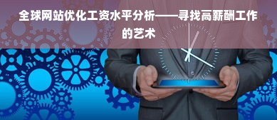 全球网站优化工资水平分析——寻找高薪酬工作的艺术