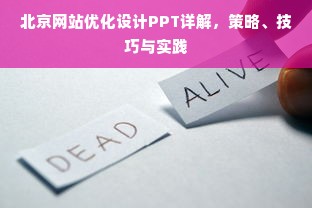 北京网站优化设计PPT详解，策略、技巧与实践