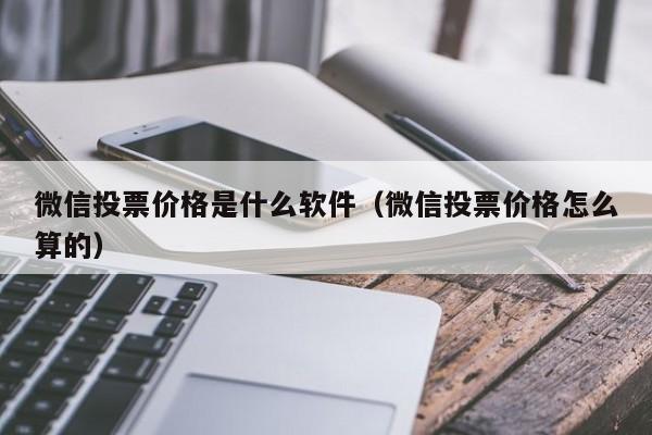 微信投票价格是什么软件（微信投票价格怎么算的）