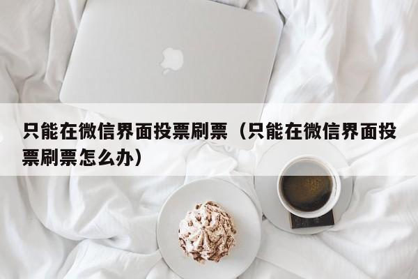 只能在微信界面投票刷票（只能在微信界面投票刷票怎么办）