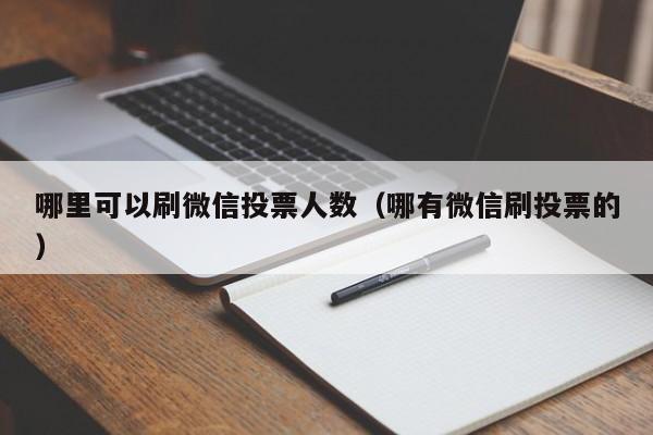 哪里可以刷微信投票人数（哪有微信刷投票的）