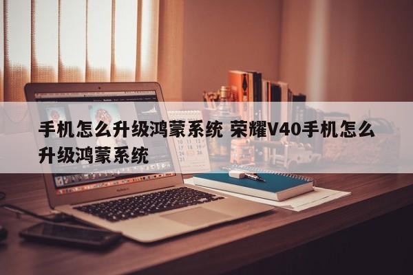 手机怎么升级鸿蒙系统 荣耀V40手机怎么升级鸿蒙系统