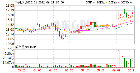 股票600610 st毅达股票600610
