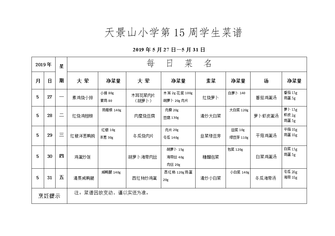 营养午餐食谱 孩子营养午餐食谱