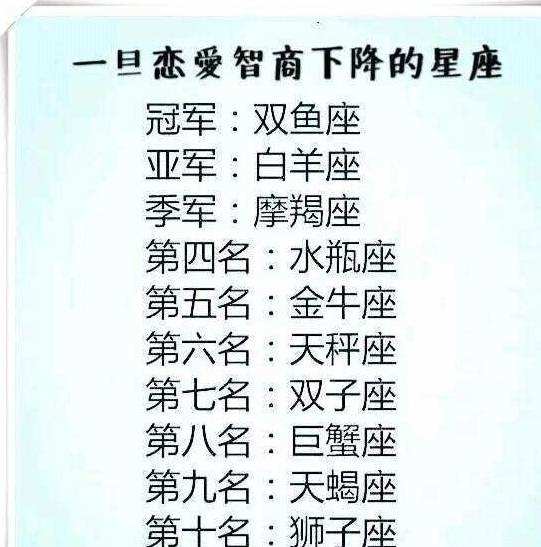 金牛座的智商 金牛座的智商排第几名