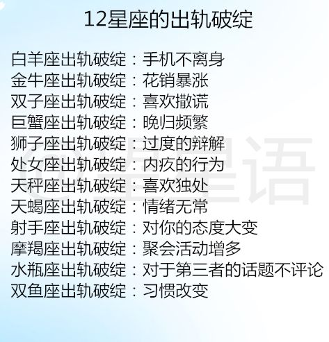 金牛座出轨 金牛座出轨率高吗