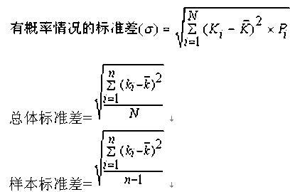 标准差如何计算 标准差如何计算cov