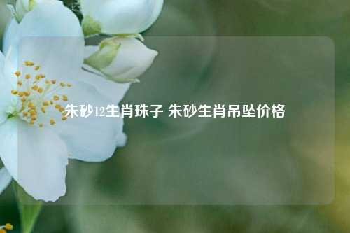 朱砂12生肖珠子 朱砂生肖吊坠价格