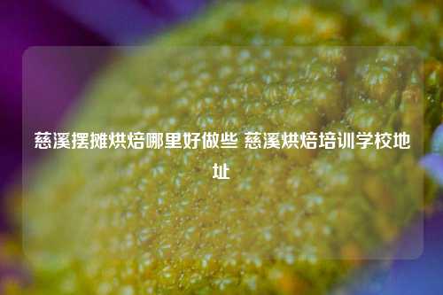 慈溪摆摊烘焙哪里好做些 慈溪烘焙培训学校地址